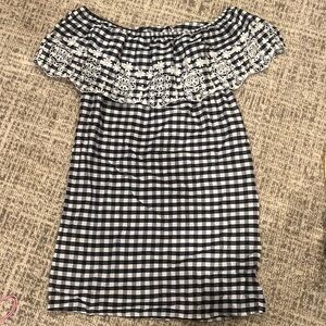 off the shoulder dress